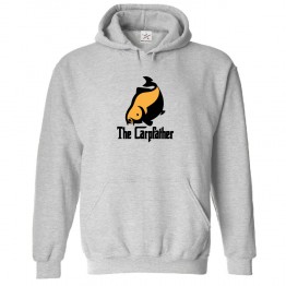 The Carpfather with Carp Fish Classic Unisex Kids and Adults Pullover Hooded Sweatshirt									 									 									